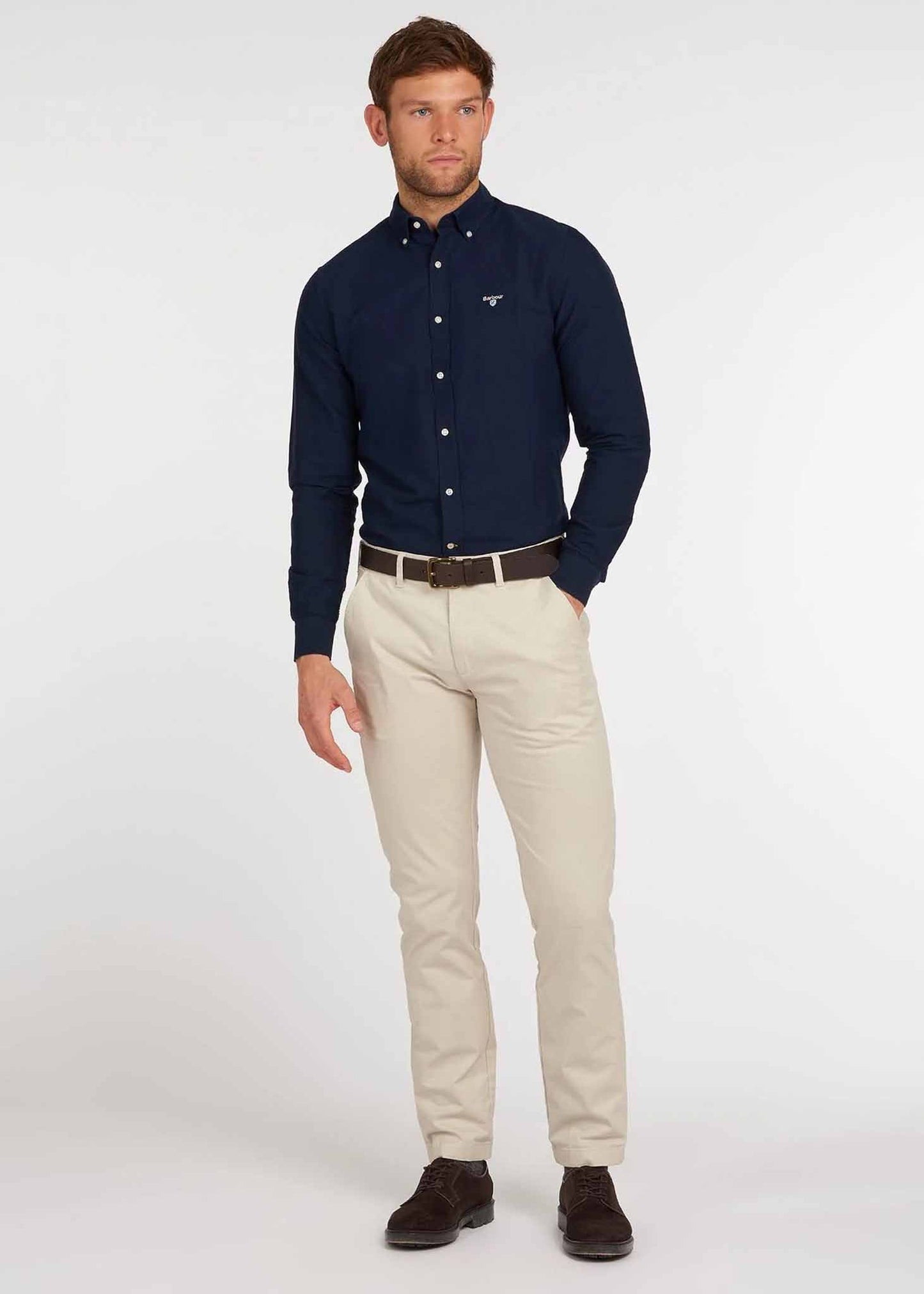 Barbour Overhemden Oxford 3 tailored shirt - navy