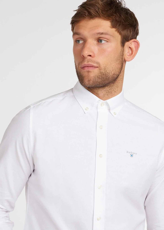 Barbour Hemden Oxford 3 tailored shirt - white