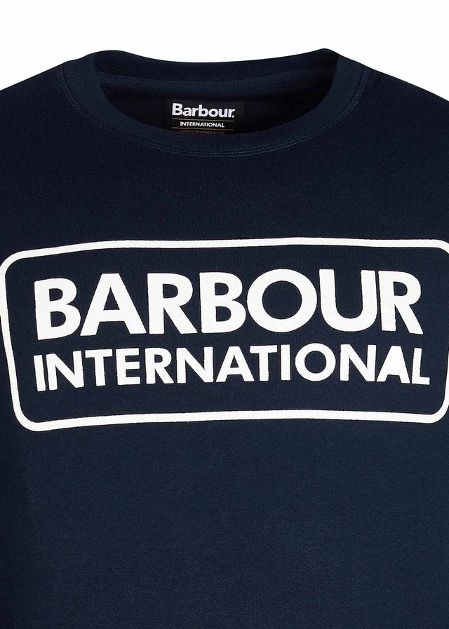 Barbour International Pullover Large logo sweat - navy