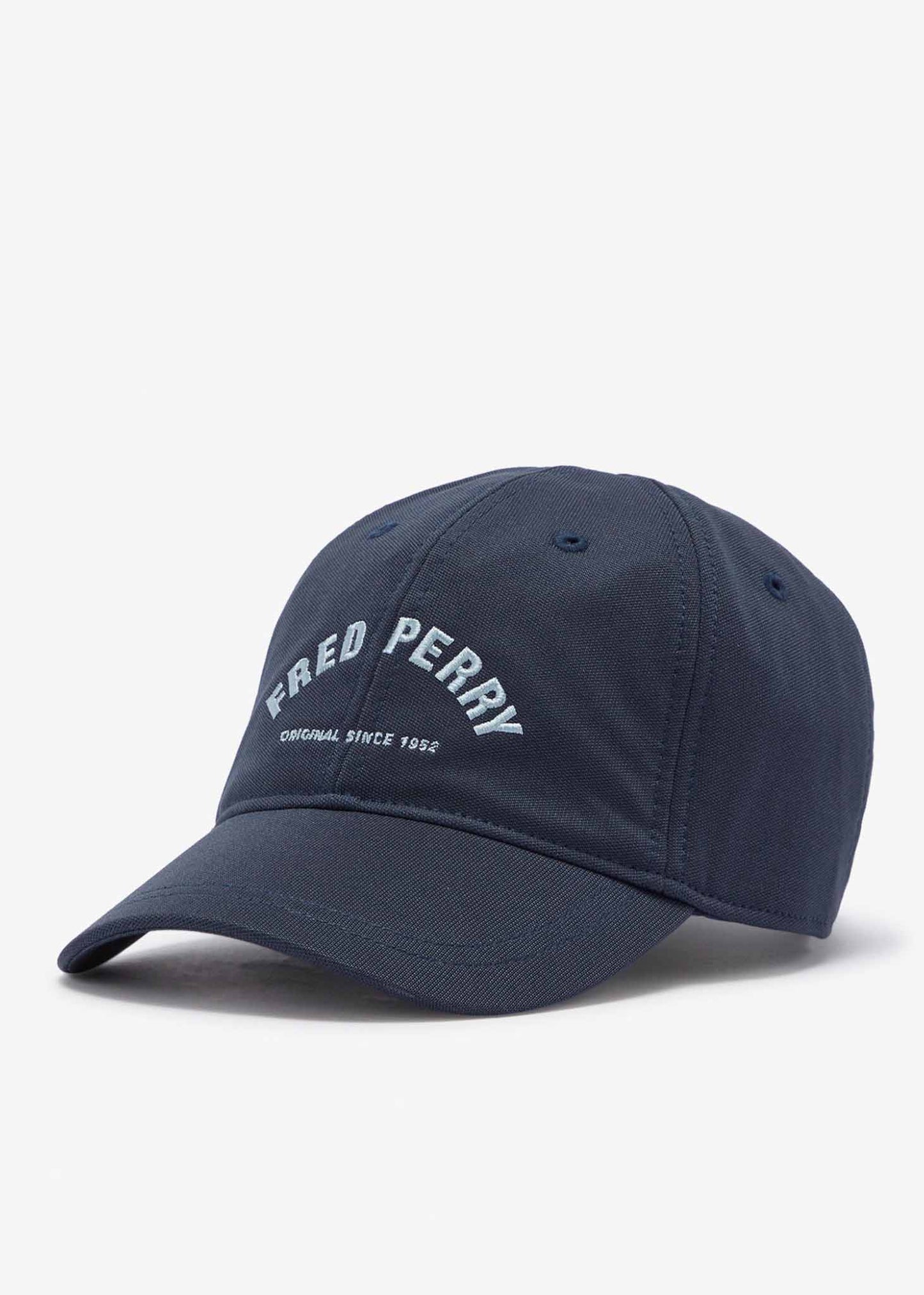 Fred Perry Petten Arch branded tricot cap - dark airforce