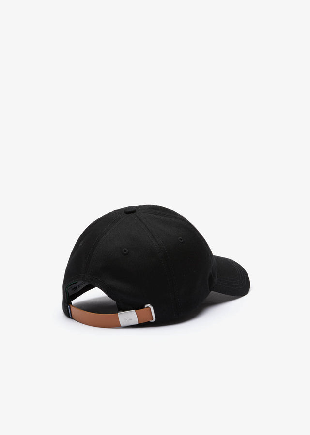 Lacoste Caps Cotton twill cap - black