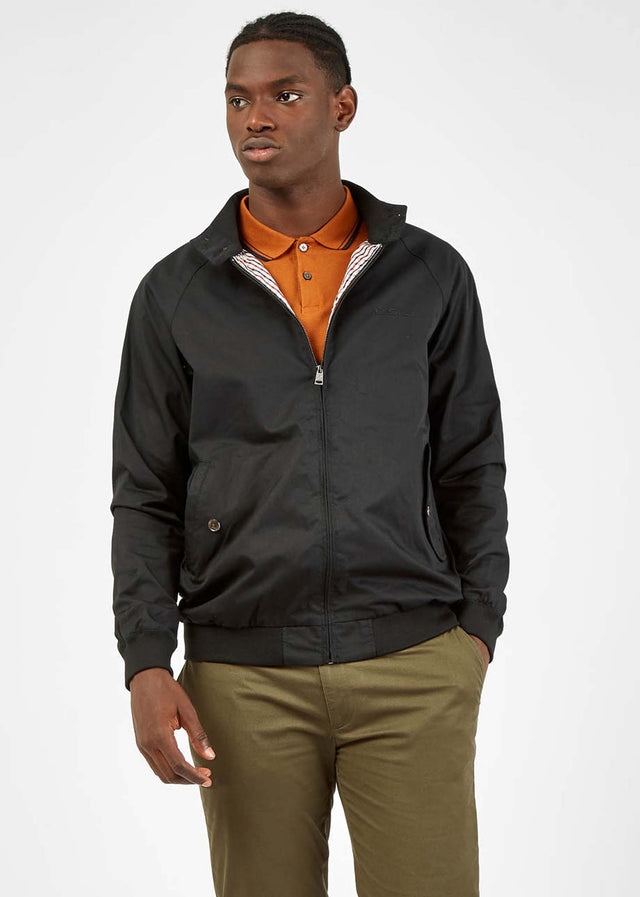 Ben Sherman Jacken Signature harrington - black