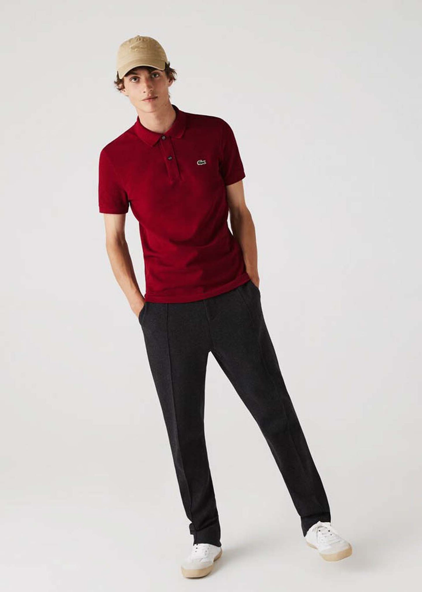 Lacoste Polo's Polo - bordeaux