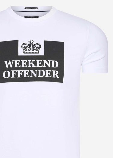 Weekend Offender T-shirts  Prison - white