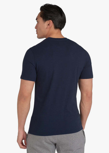 Barbour International T-shirts Small logo tee - international navy