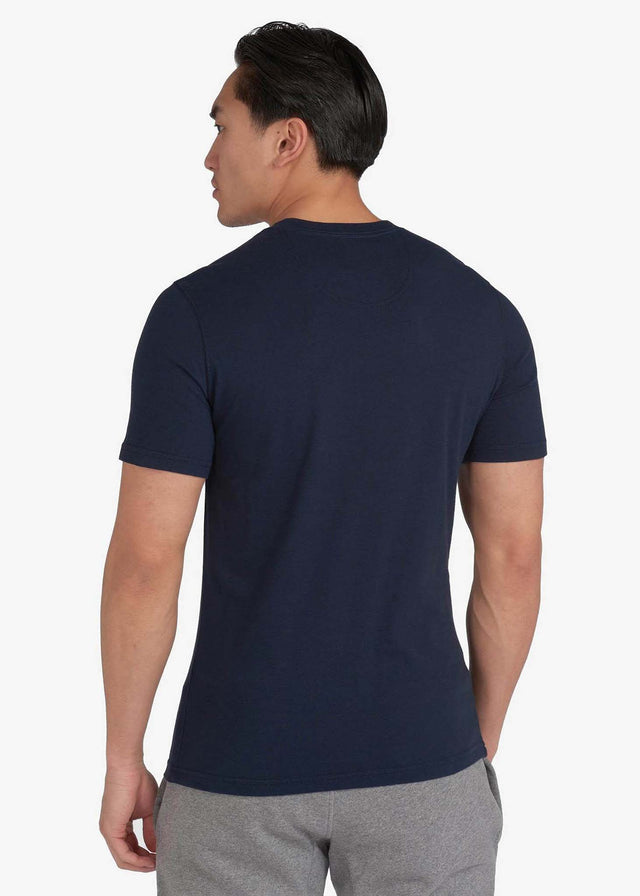 Barbour International T-Shirts Small logo tee - international navy