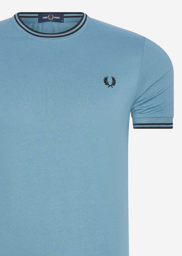 Fred Perry T-shirts Twin tipped t-shirt - ash blue