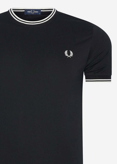 Fred Perry T-shirts Twin tipped t-shirt - black