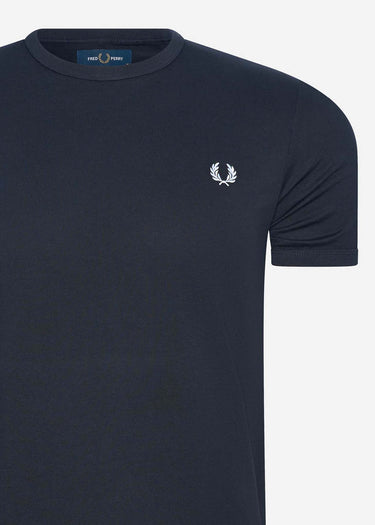 Fred Perry T-shirts Ringer t-shirt - navy