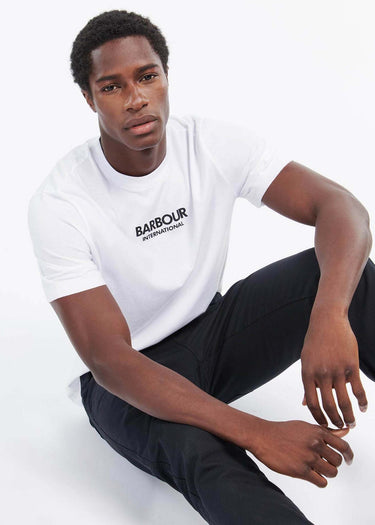 Barbour International T-shirts  Formula tee - white
