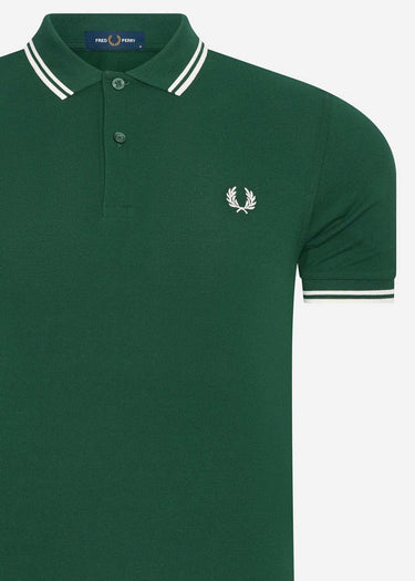 Fred Perry Polo's Twin tipped fred perry shirt - ivy