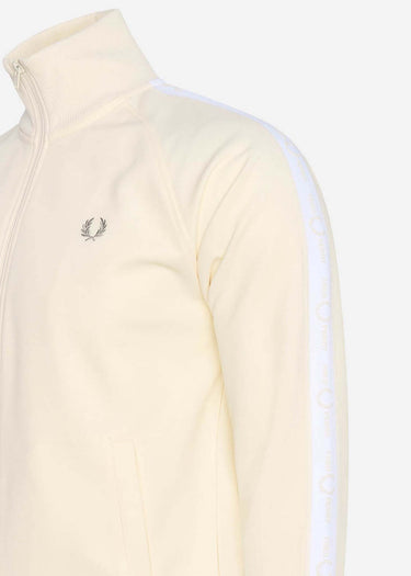 Fred Perry Vesten Tonal taped track jacket - ecru