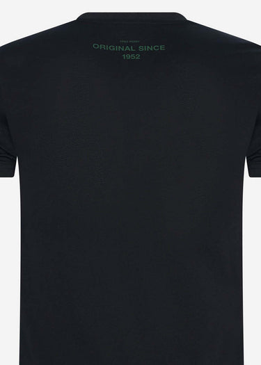 Fred Perry T-shirts Glitched graphic t-shirt - black