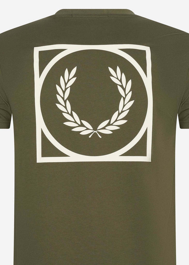 Fred Perry T-Shirts Graphic print t-shirt - military green