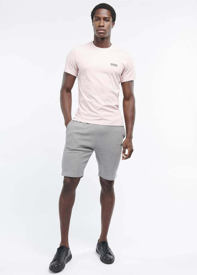 Barbour International T-Shirts Small logo tee - pink cinder