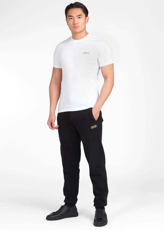 Barbour International T-Shirts Essential small logo tee - white