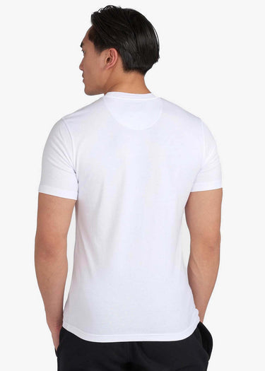 Barbour International T-shirts Essential small logo tee - white