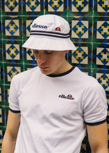Ellesse Bucket Hats Lorenzo bucket hat - white