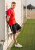 Lacoste Korte Broeken Contrast stripe shorts - black