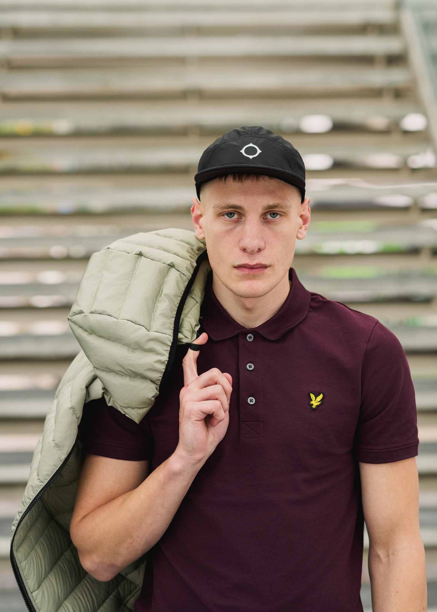 Lyle & Scott Polo's Plain polo shirt - burgundy
