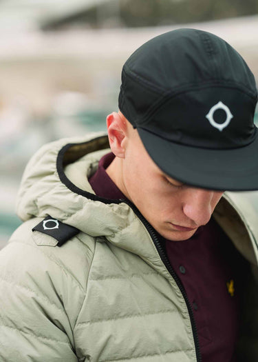 MA.Strum Jassen Hooded down jacket - tea