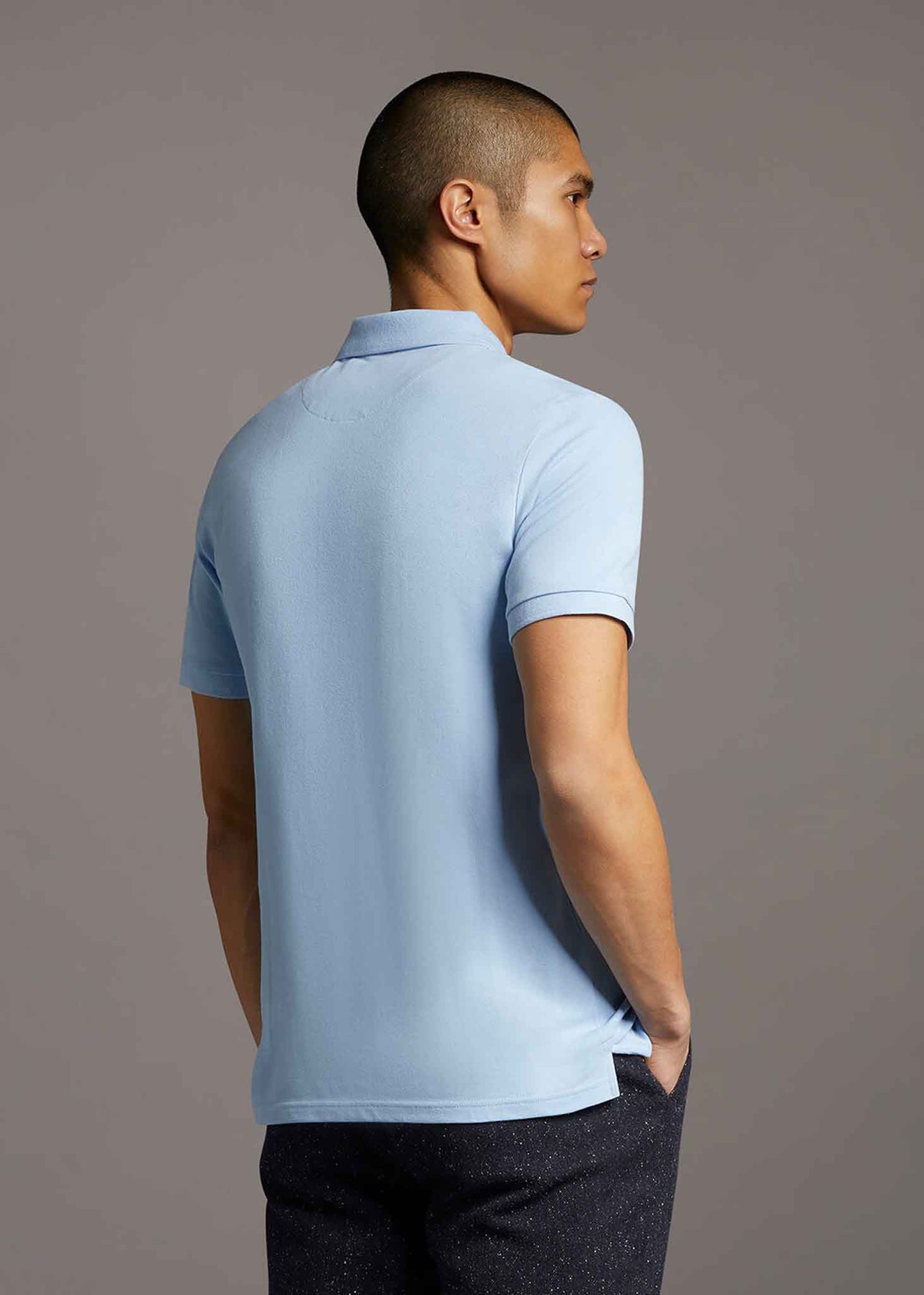 Lyle & Scott Polo's Plain polo shirt - light blue