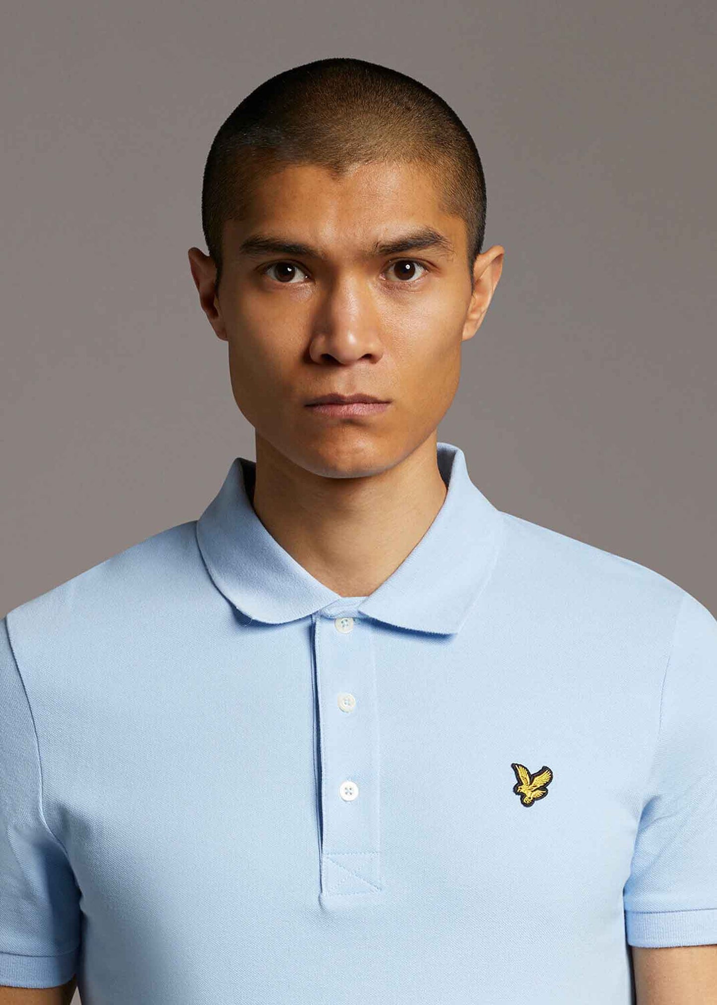 Lyle & Scott Polo's Plain polo shirt - light blue