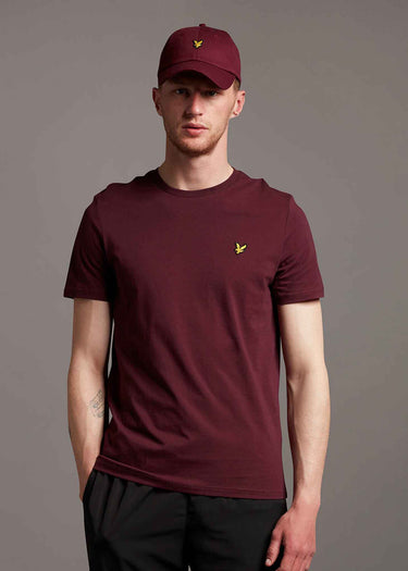 Lyle & Scott T-shirts Plain t-shirt - burgundy