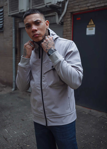 MA.Strum Jassen Softshell jacket - quicksilver