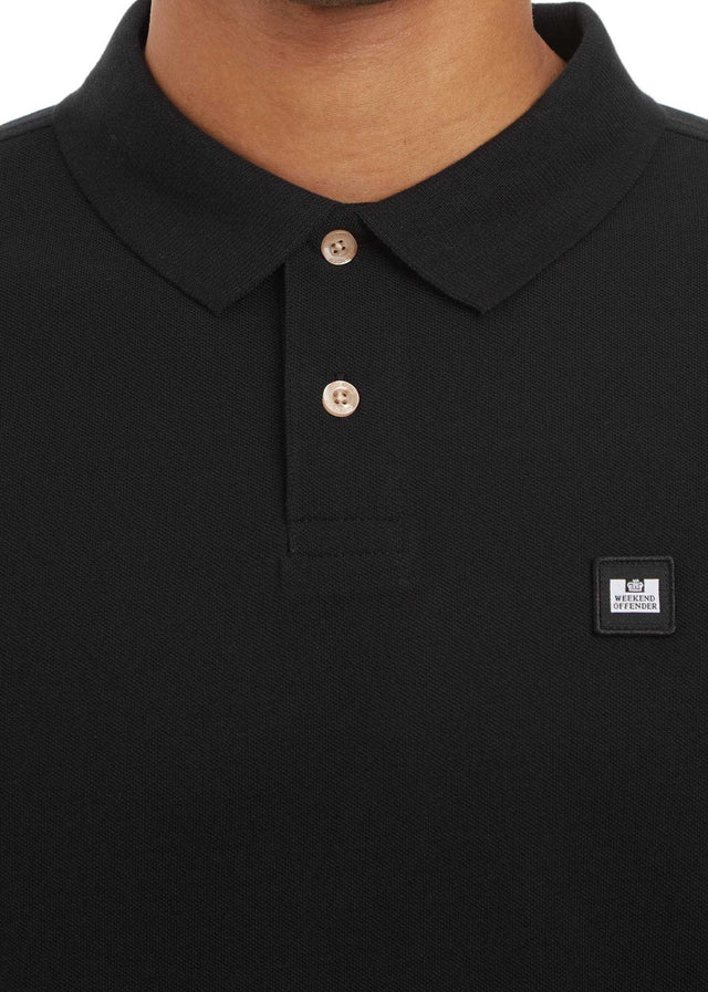 Weekend Offender Poloshirts Caneiros - black