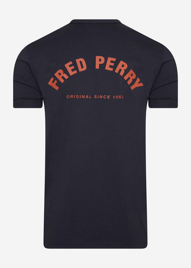 Fred Perry T-shirts Printed t-shirt -navy