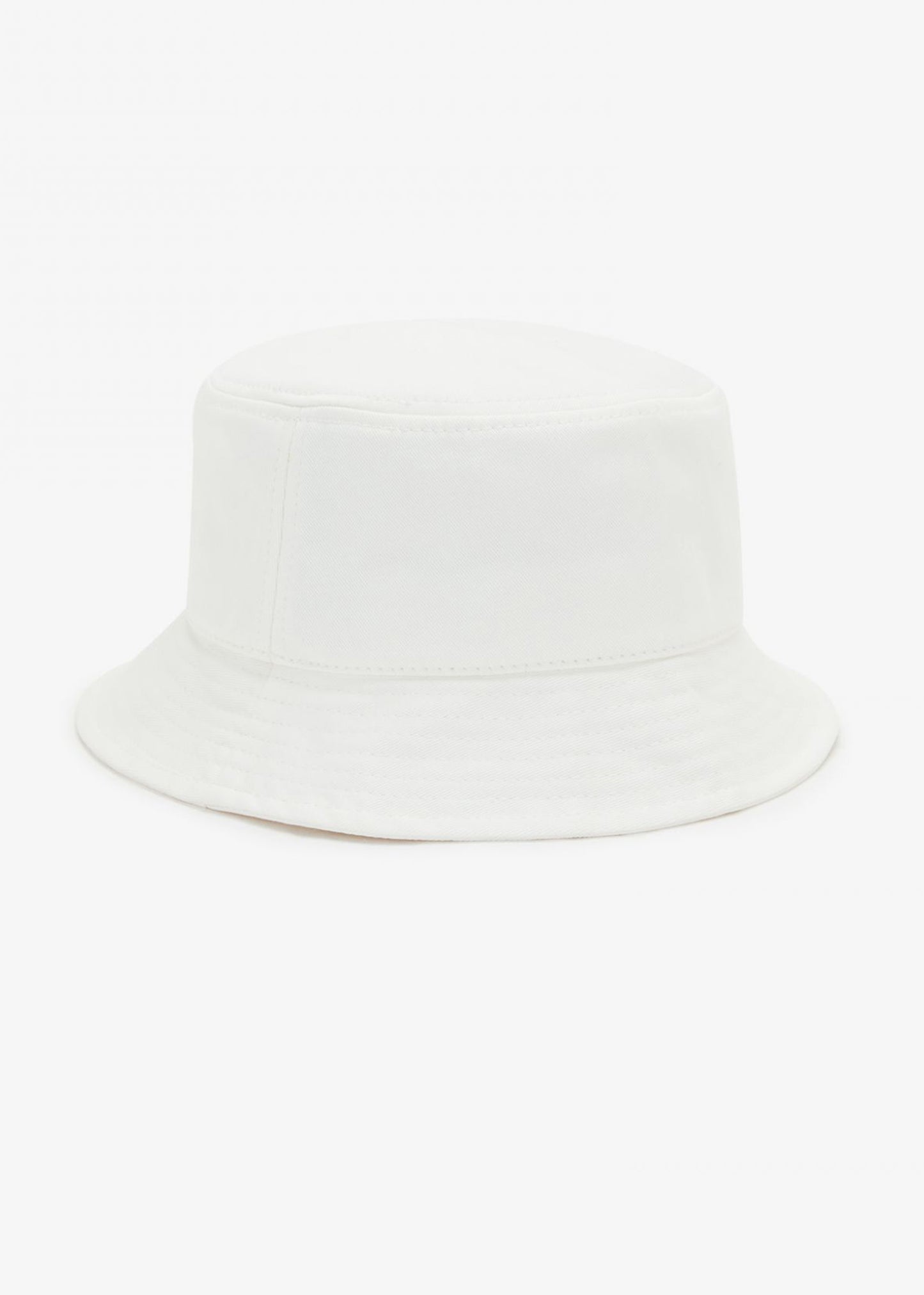 Fred Perry Bucket Hats Branded twill bucket hat - snow white