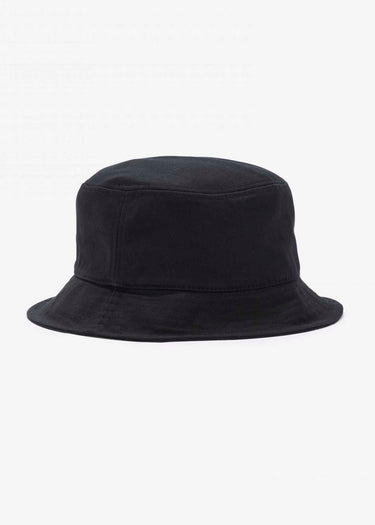 Fred Perry Bucket Hats Branded twill bucket hat - black