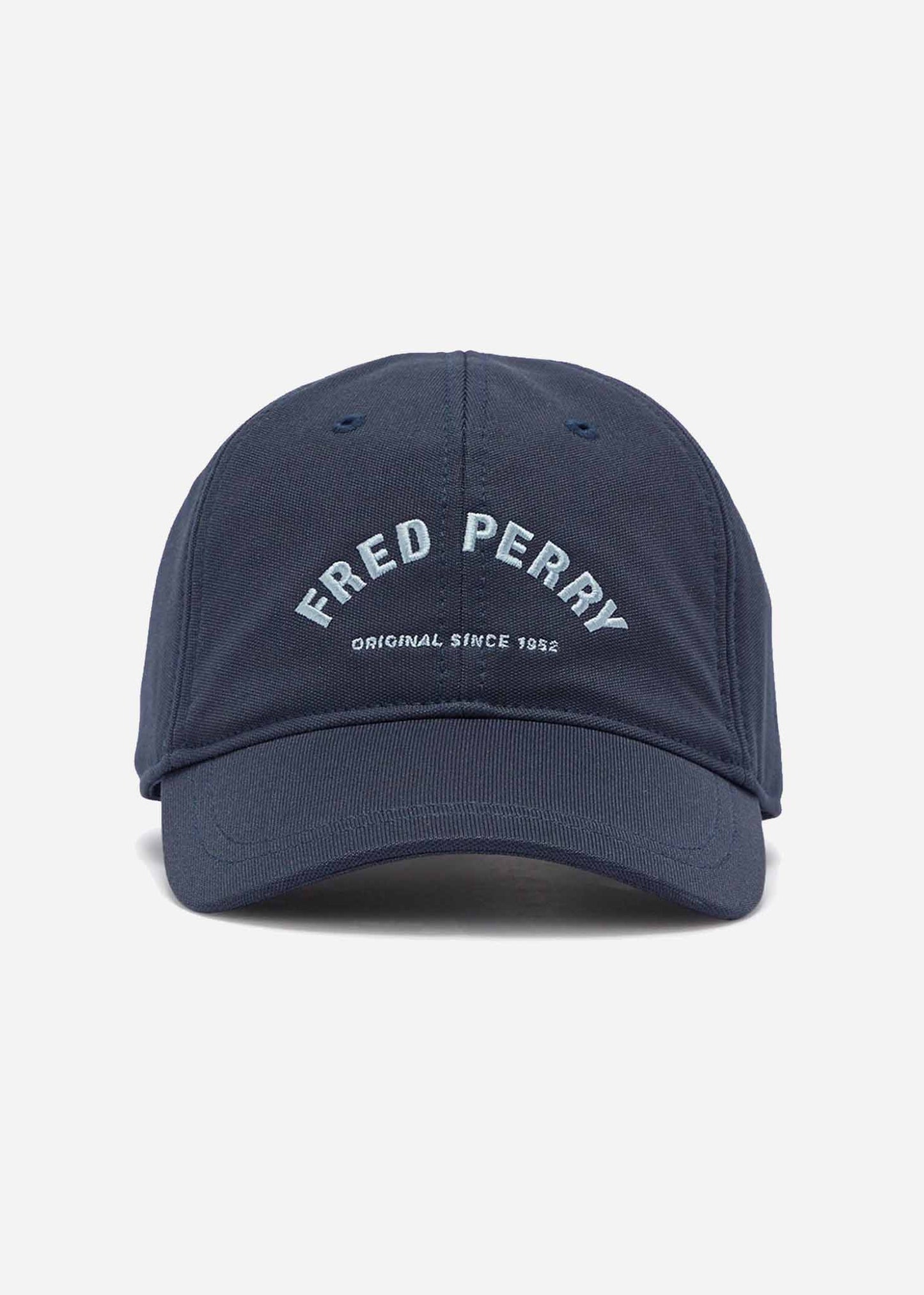 Fred Perry Petten Arch branded tricot cap - dark airforce