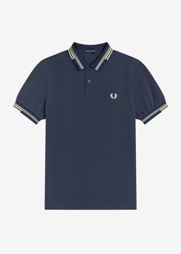 Fred Perry Polo's  Abstract tipped polo shirt - dark airforce