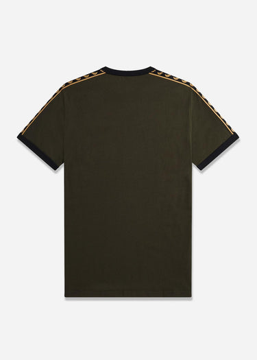 Fred Perry T-shirts  Gold taped ringer t-shirt - hunting green