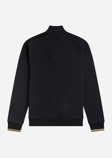 Fred Perry Truien Half zip sweatshirt - black