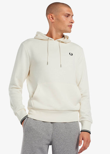 Fred Perry Hoodies Tipped hooded sweatshirt - ecru