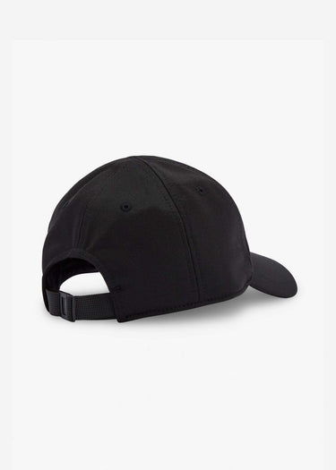 Fred Perry Petten Arch branded tricot cap - black