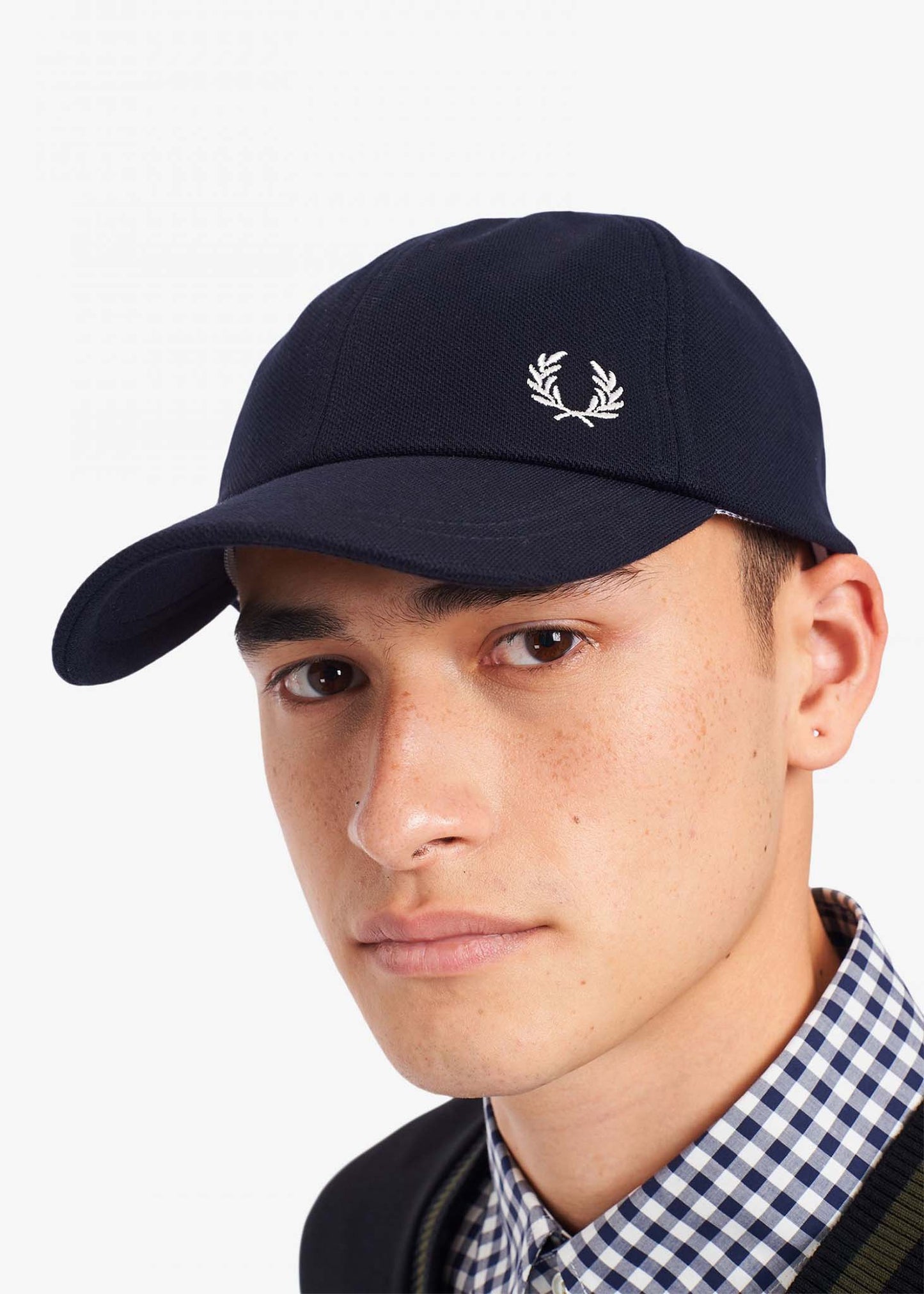 Fred Perry Petten Pique classic cap - navy