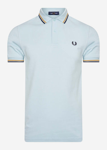 Fred Perry Polo's Twin tipped aw polo - chalk gold