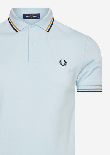 Fred Perry Polo's Twin tipped aw polo - chalk gold