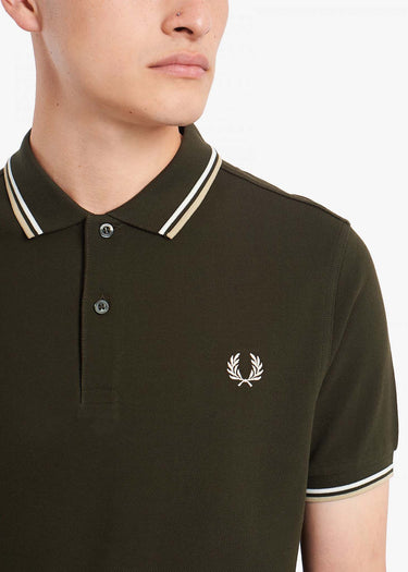 Fred Perry Polo's Twin tipped aw polo - hunting green
