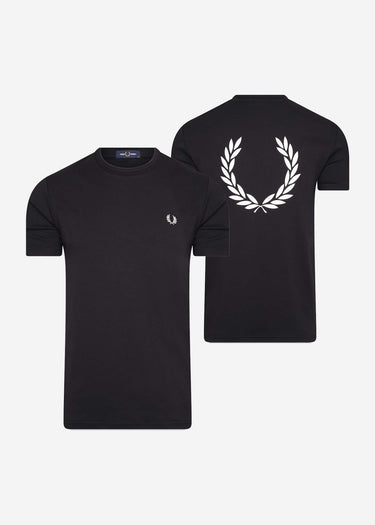 Fred Perry T-shirts Laurel wreath t-shirt - black