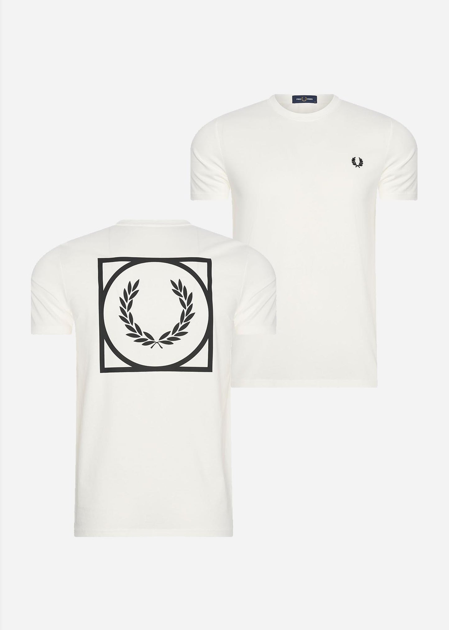 Fred Perry T-shirts Graphic print t-shirt - snow white