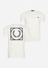 Fred Perry T-shirts Graphic print t-shirt - snow white