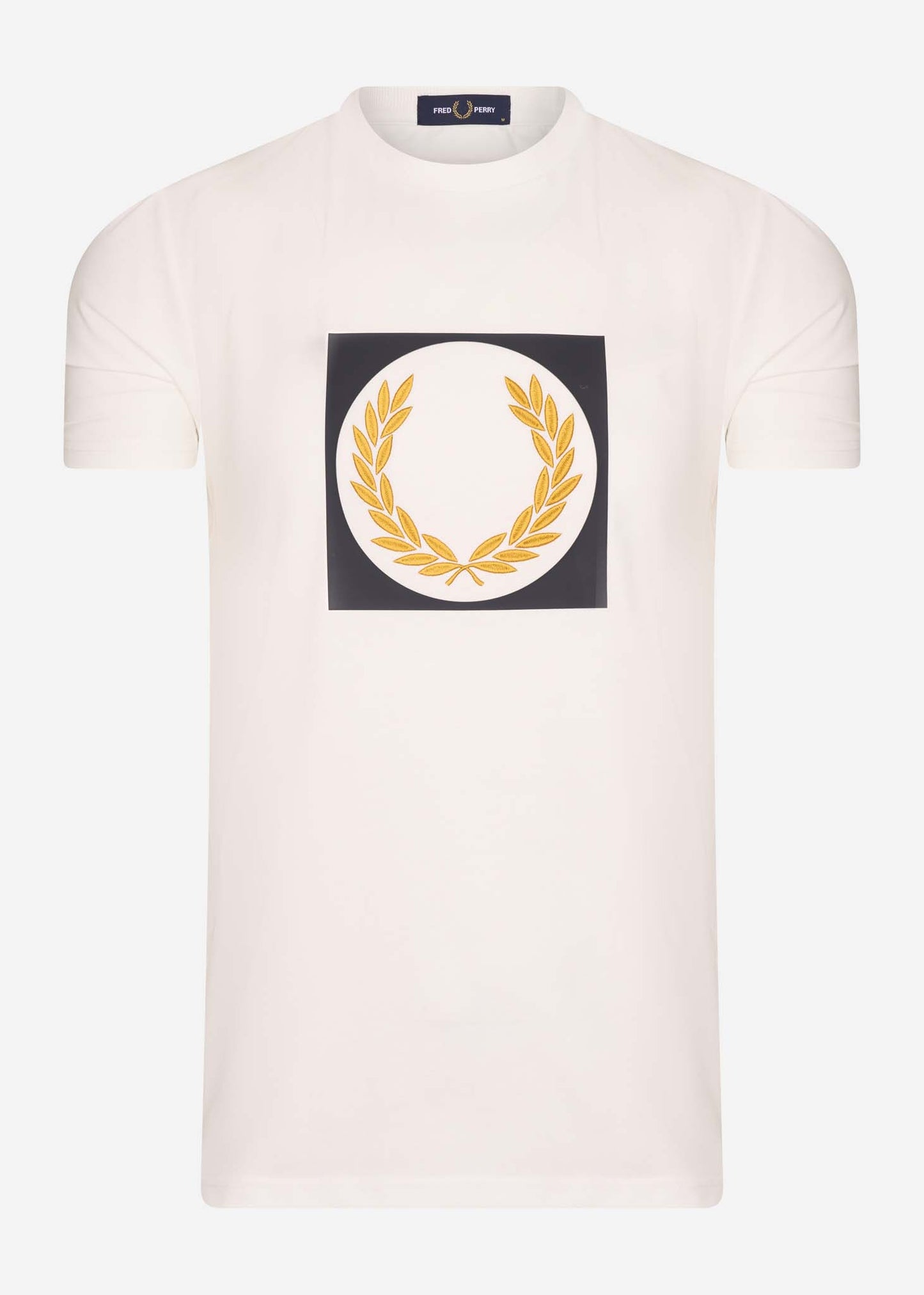 Fred Perry T-shirts Laurel wreath graphic t-shirt - snow white