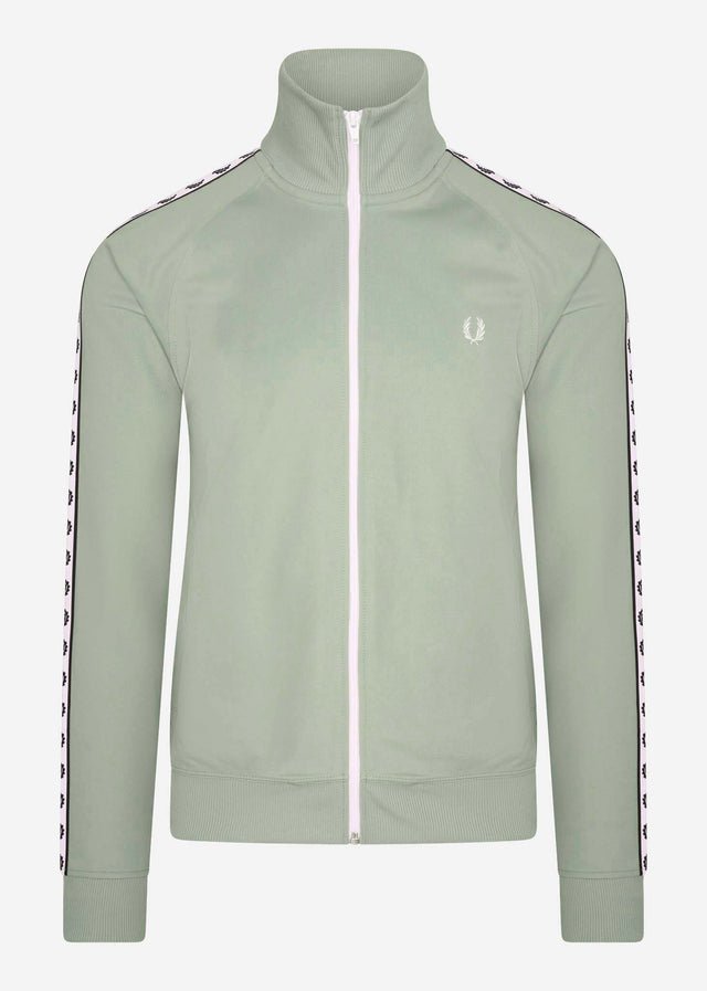 Fred Perry Sweatjacken Taped track jacket - seagrass