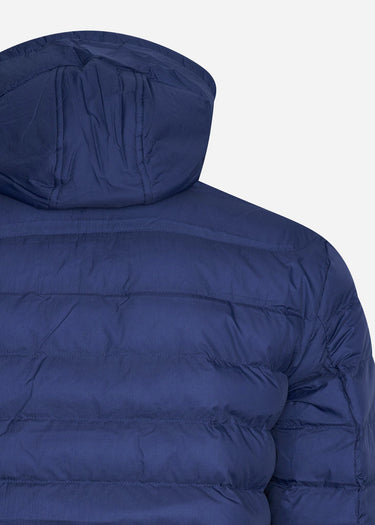 Fred Perry Jassen  Hooded insulated jacket - french navy