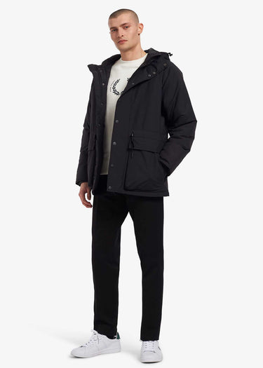Fred Perry Jassen Padded zip-through jacket - black